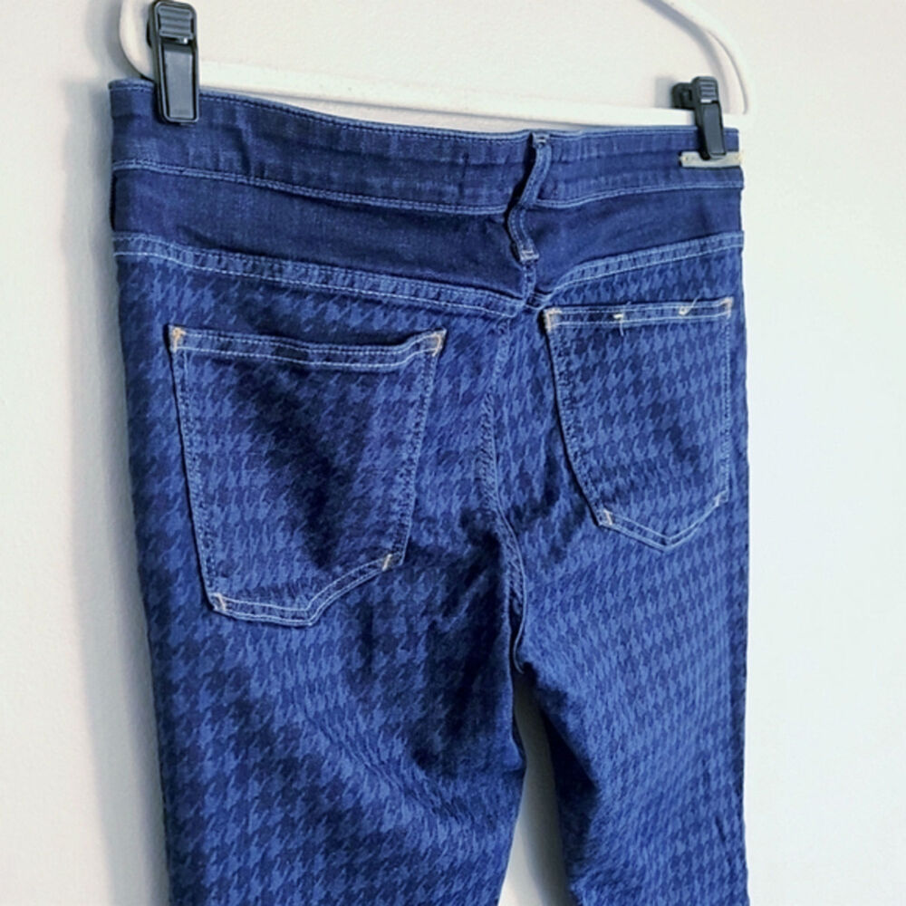 Pilcro and the Letterpress Skinny Jeans Size 32 Herringbone Pattern - Picture 6 of 11